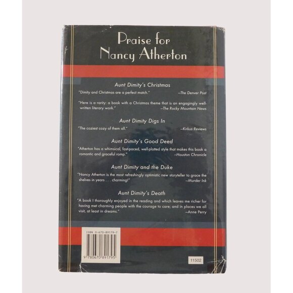 Aunt Dimity Beats the Devil Nancy Atherton 2000 HCDJ Paranormal Detective Series - Picture 2 of 5